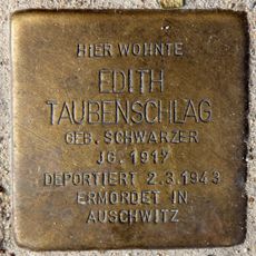 Stolperstein en memoria de Edith Taubenschlag