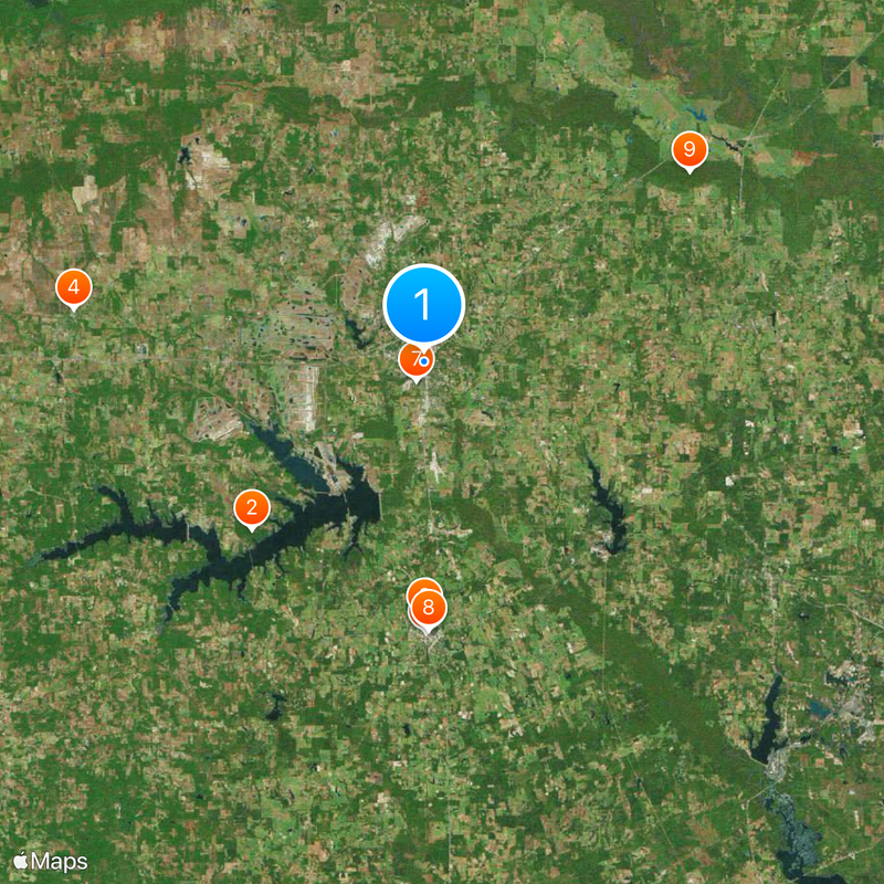 Mount Pleasant Map