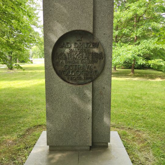 Základní kámen sadu Družby