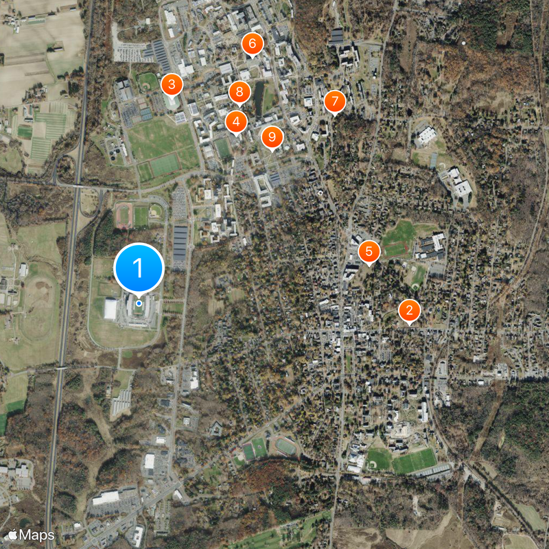 Warren McGuirk Alumni Stadium Mappa