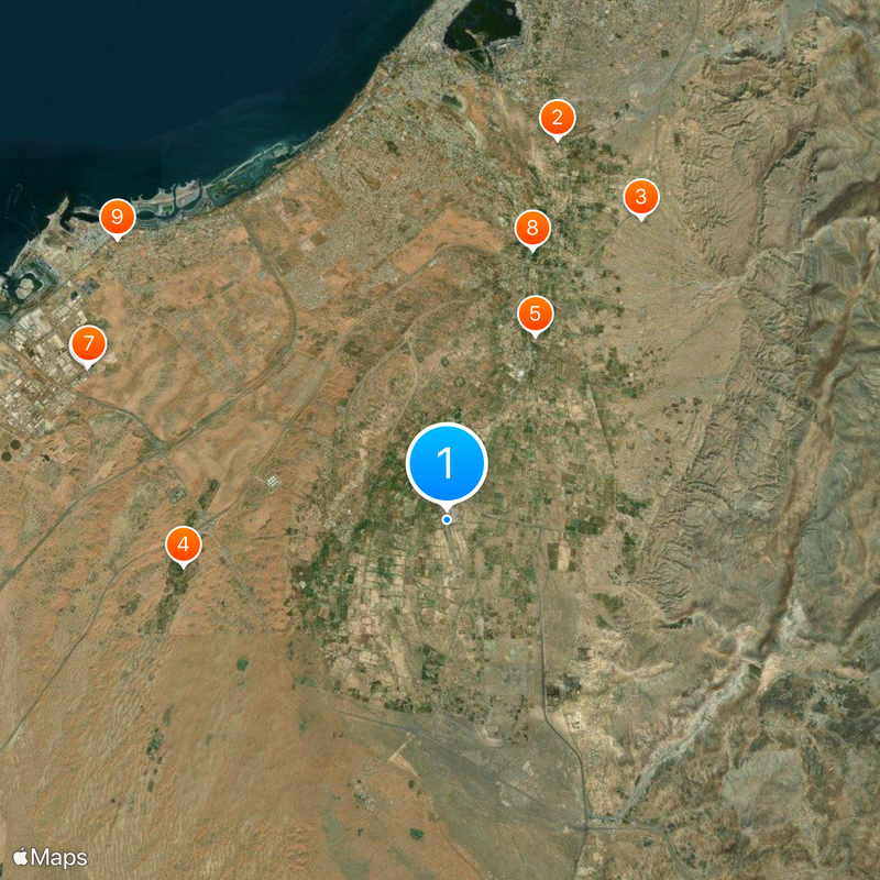 Ras Al Khaimah International Airport Map