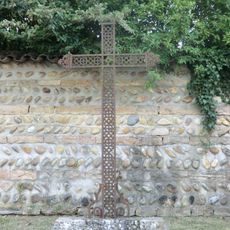 North-east cross of the Saint-Maurice church of Saint-Maurice-de-Beynost