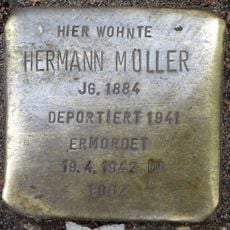 Stolperstein dedicated to Hermann Müller