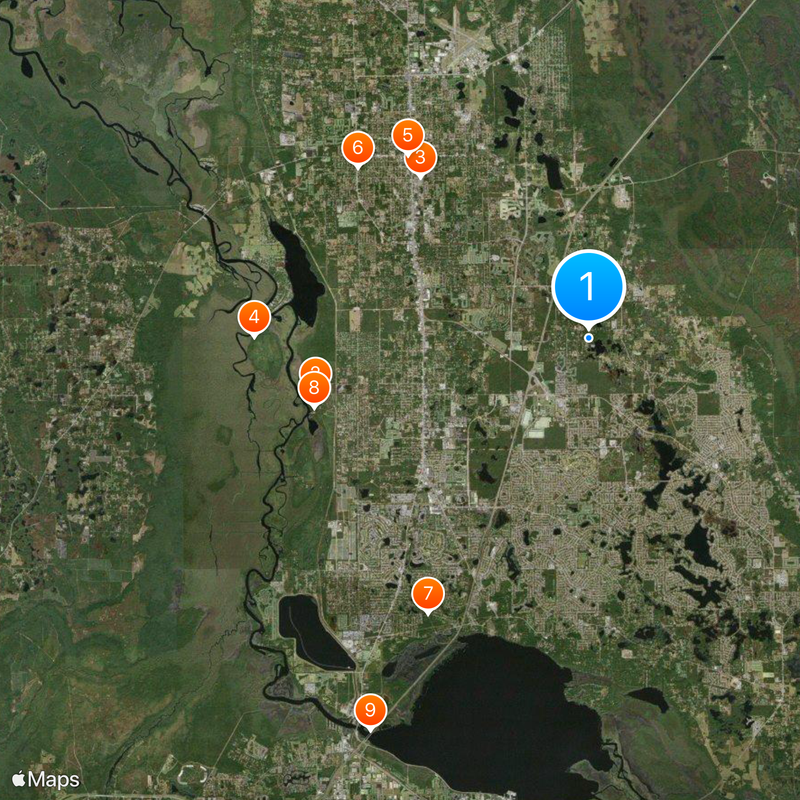 Cassadaga Map