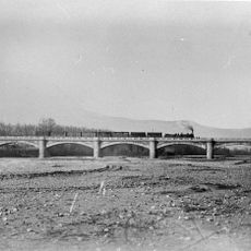 Pont ferroviari sobre la Tet