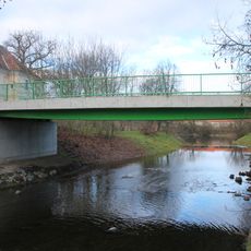 Bridge of Čerčanská street over the Konopišťský potok in Poříčí nad Sázavou