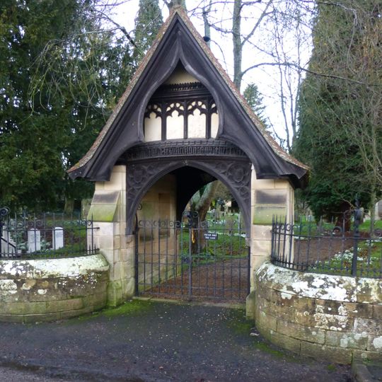 Lych Gate And Attached Churchyard Wall To South Of Church Of St Mary Magdalene