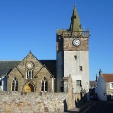 Pittenweem, High Street, Parish Church And Tolbooth Steeple