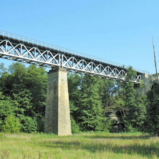Railway bridge in Zahrádky