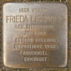 Stolperstein dedicated to Frieda Lissauer