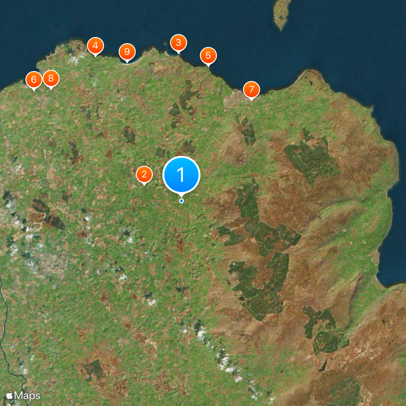 North Antrim Map