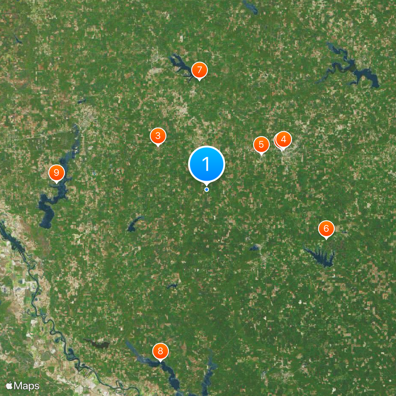 Monte Driskill Mappa