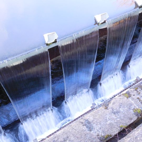 Weir on Rokytka in Kyje