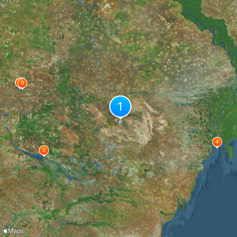 Chyornye Zemli Nature Reserve Mapa