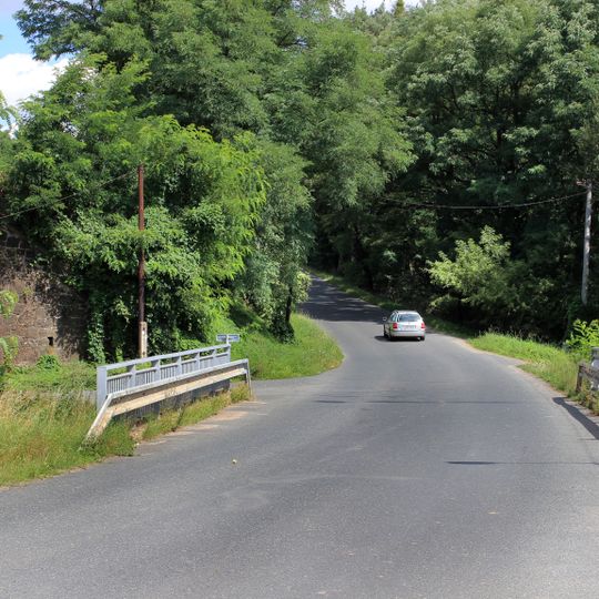 Most silnice III/1852 přes Srbický potok v Dolní Kamenici