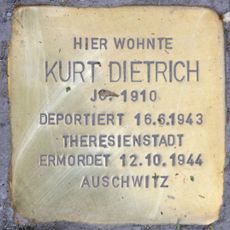 Stolperstein en memoria de Kurt Dietrich