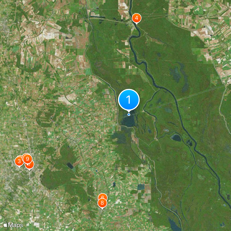 Atchafalaya Basin Bridge Map