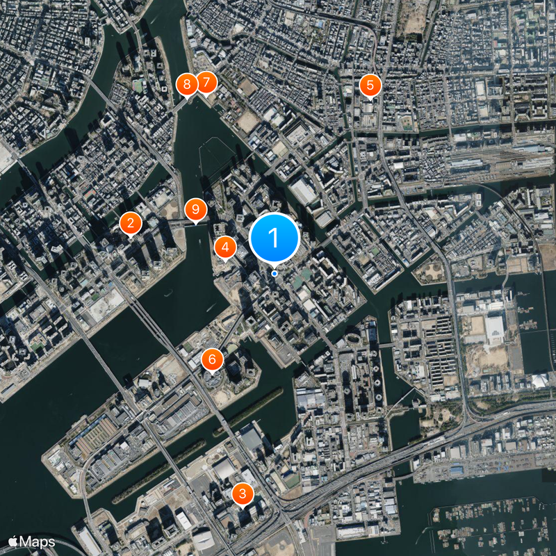 Toyosu Station Map
