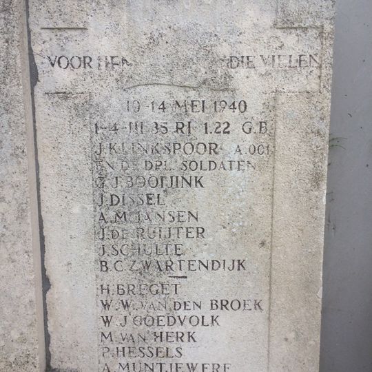 Monument in Fort Westervoort