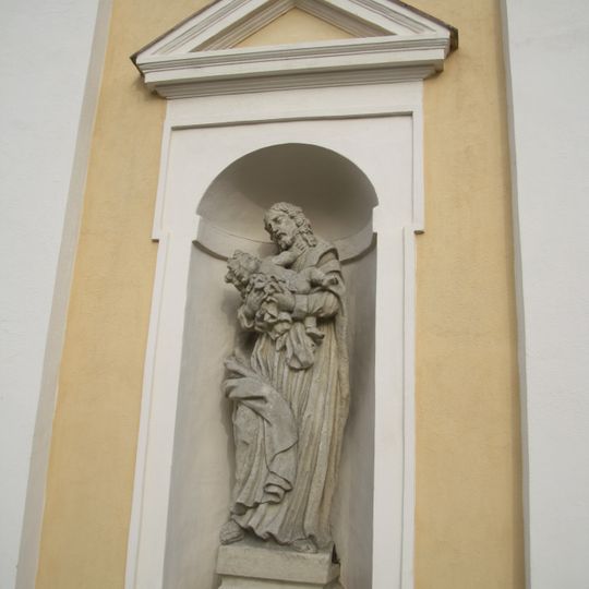 Socha sv. Josefa v kapli sv. Kateřiny