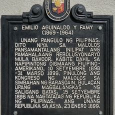Emilio Aguinaldo y Famy historical marker