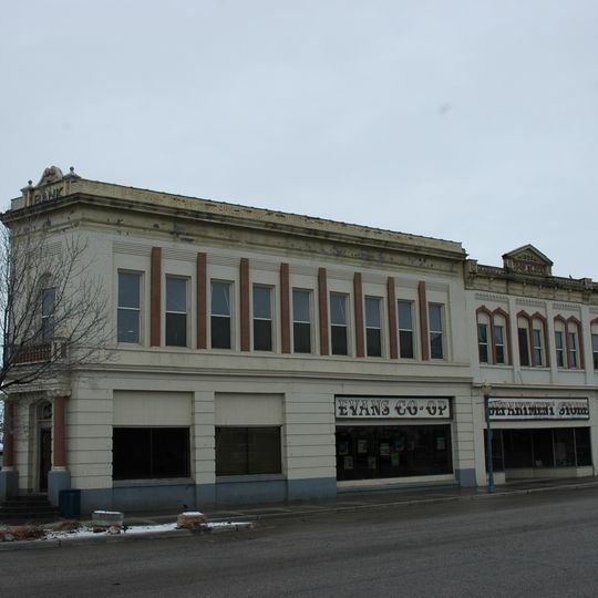 Co-op Block and J. N. Ireland Bank