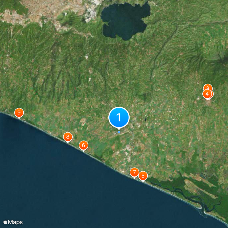 Aeropuerto Internacional de El Salvador Mapa