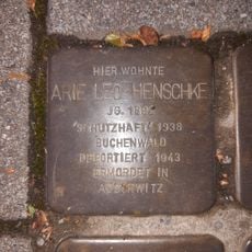 Stolperstein dedicated to Arie Leo Henschke