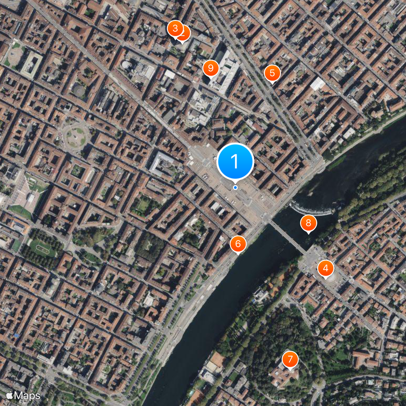 Place Vittorio Veneto Map