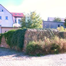 Letzte Reste der Stadtmauer Goethestraße 12 (gegenüber)