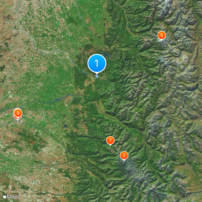 Colonia Dignidad Map