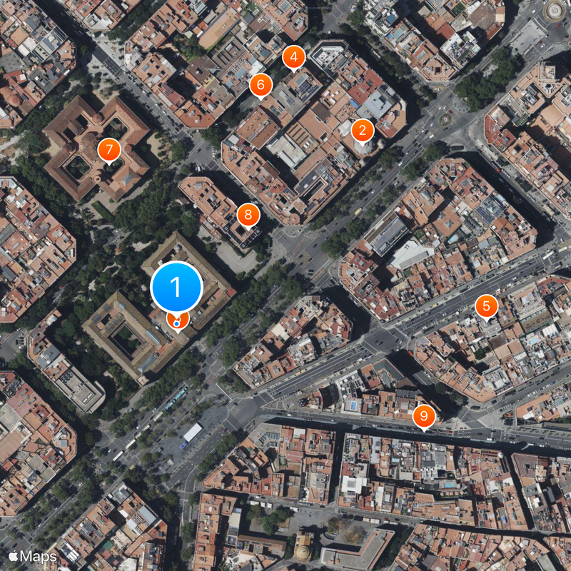 University of Barcelona Map