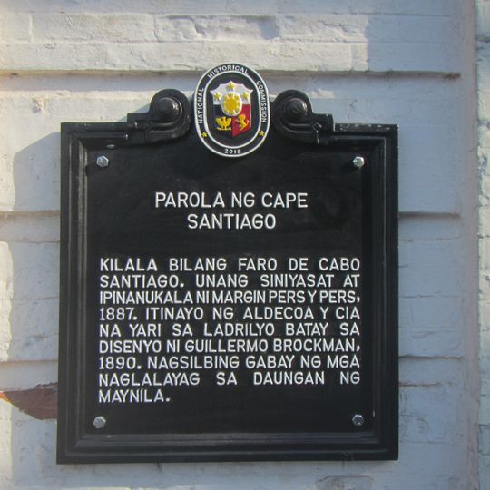 Cape Santiago Lighthouse historical marker