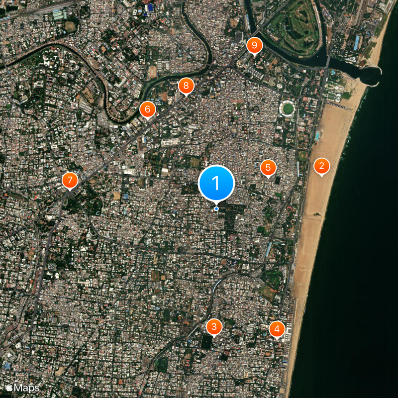 Nithyakalyana Perumal temple Mapa