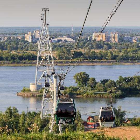 Wolga-Seilbahn Nischni Nowgorod
