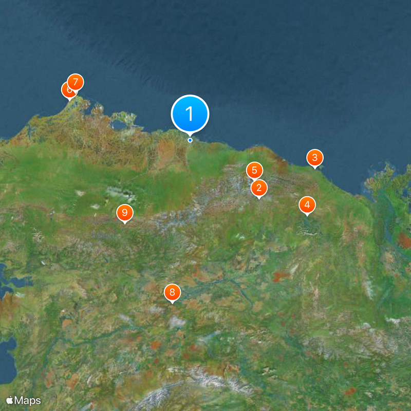 Dalton Highway Kaart