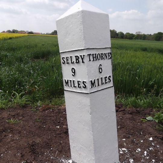 Milepost Approximately 50 Metres South-East Of Cowick Primary School