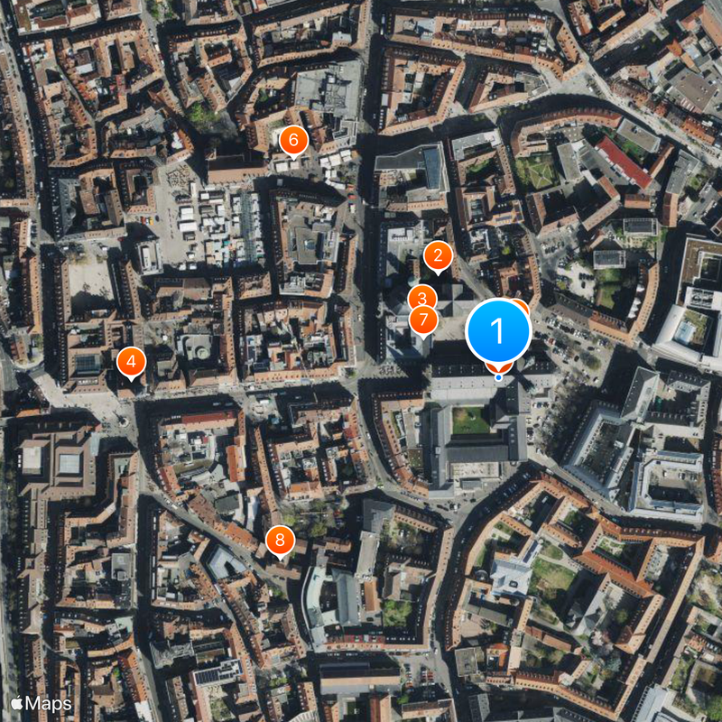 Catedral de Wurtzburgo Mapa