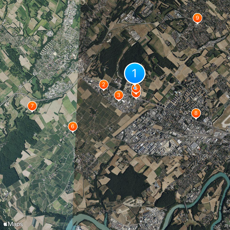 ATLAS experiment Map