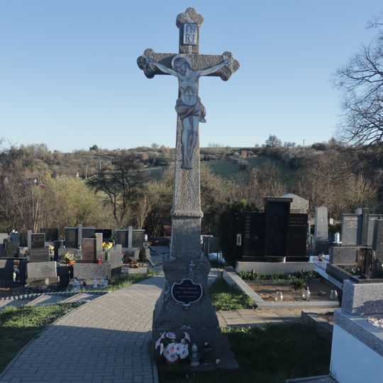 Hřbitovní kříž na Přibyslavickém hřbitově