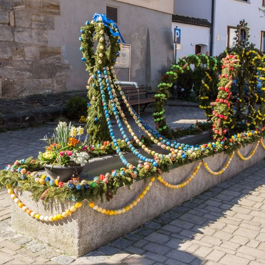 Easter fountains in Ottensoos