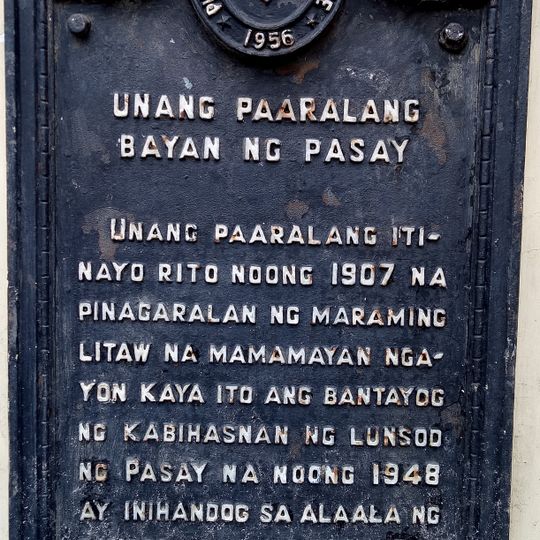 First Public School of Pasay historical marker