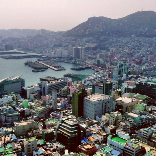 Mercado de pescado de la cooperativa de Busan