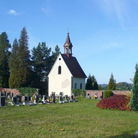 Kaple na hřbitově v Horní Chřibské