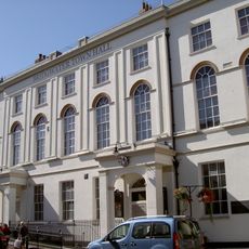Bridgwater Town Hall  And Attached Railings