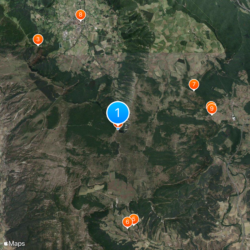 Waterfall of Nerbioi river Mappa