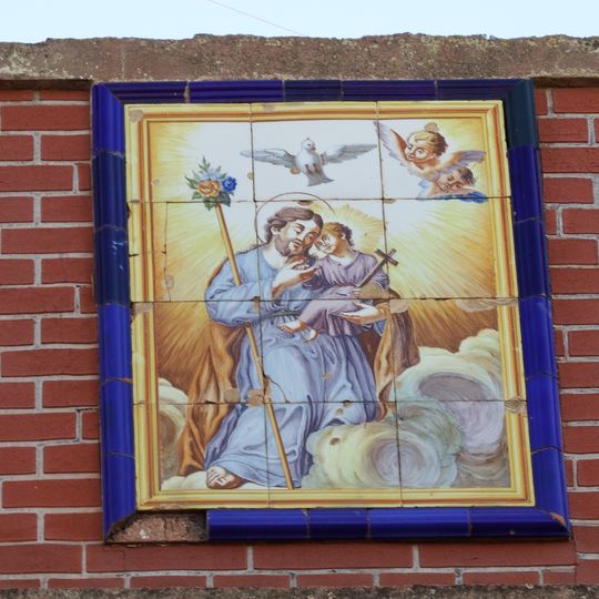 Ceramic panel of Saint Joseph