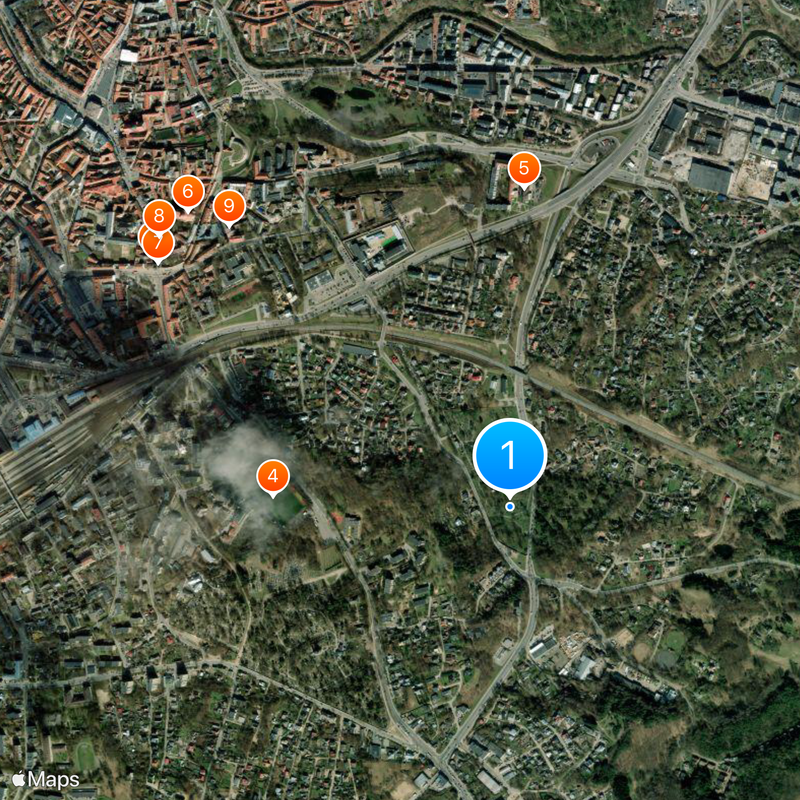 Rasos Cemetery Map