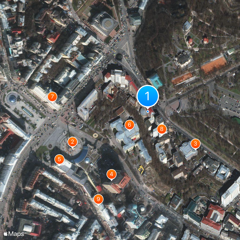 National Academy of Sciences of Ukraine Map