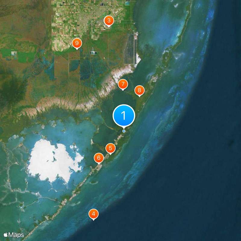 Key Largo Map
